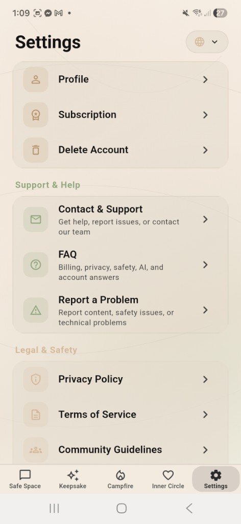 GCENA Settings